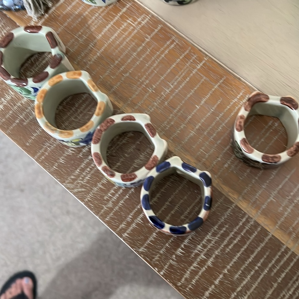 Hand Painted Napkin Holders. - Picture 2 of 9